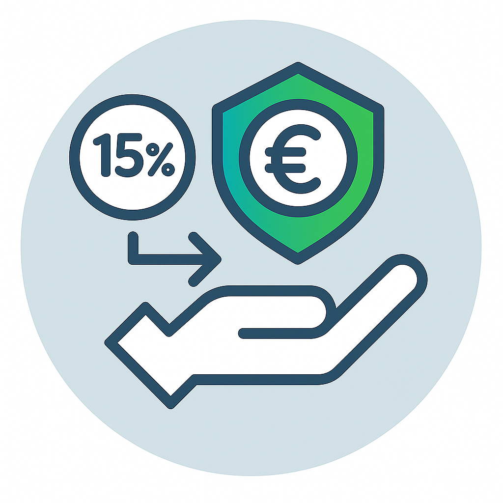 Ícone 15%